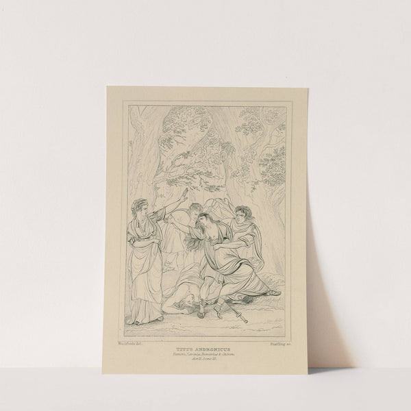 Titus Andronicus, act II, scene III (19th century) by William Francis Starling