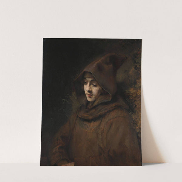 Titus in a Monk’s Habit by Rembrandt van Rijn
