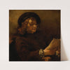 Titus van Rijn, the Artist’s Son, Reading by Rembrandt van Rijn