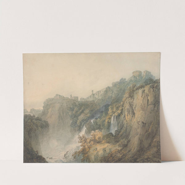Tivoli with the Temple of the Sybil and the Cascades by Joseph Mallord William Turner
