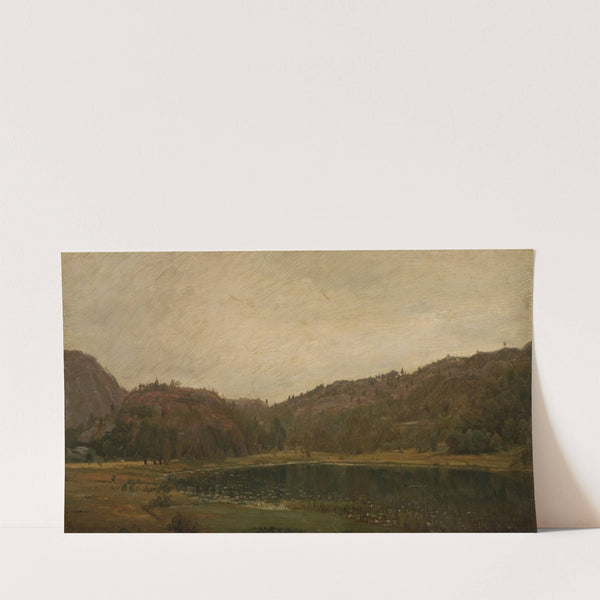 Tjern ved Rølland, Mandal (1873) by Amaldus Nielsen