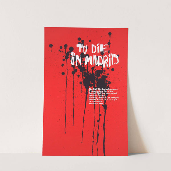 To die in Madrid by National Institutes of Health