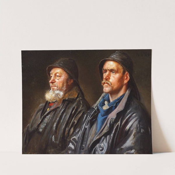 To fiskere (1898) by Michael Ancher