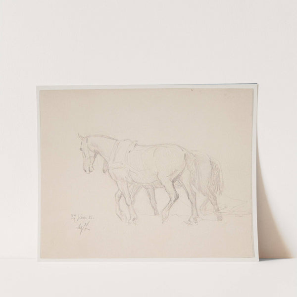 To heste by Agnes Lunn