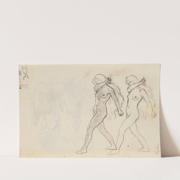 To kvindefigurer by Niels Skovgaard