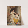 To leende piger (Two smiling girls) by Carl Bloch