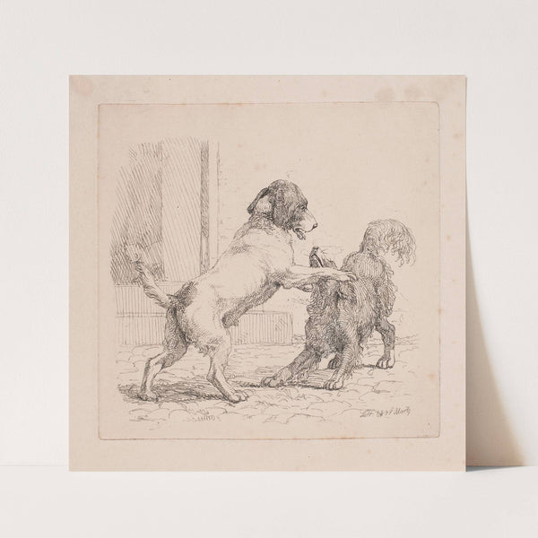 To legende hunde (1837) by Lorenz Frølich