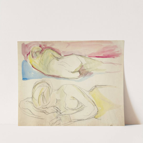 To liggende akter (1913-1914) by Edvard Munch