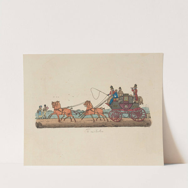 To London (1810) by John Augustus Atkinson