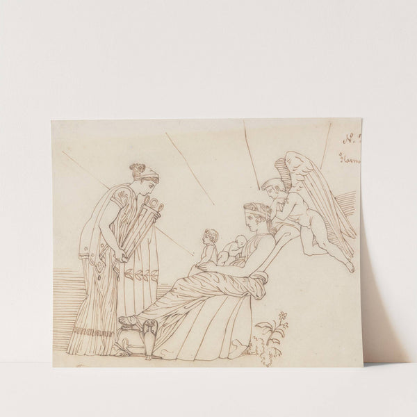 To Phoebus at His Birth, From Aeschylus, Furies by John Flaxman