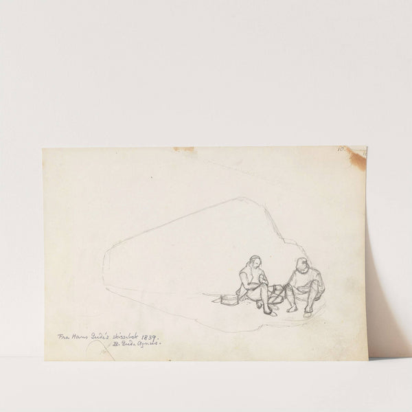 To rastende menn by Hans Gude
