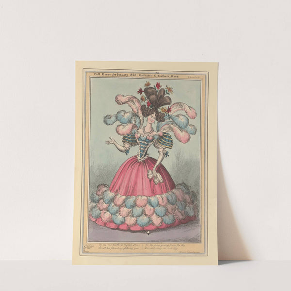 To see our featherd nymph appear in all her flaunting glittering gear (1827-1829) by William Heath