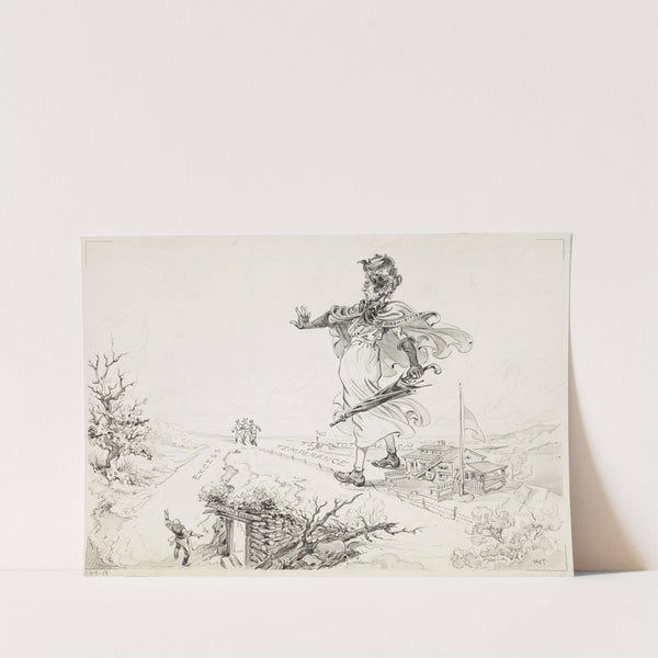 To the American Soldier the Middle Road is Closed (1911) by Udo Keppler