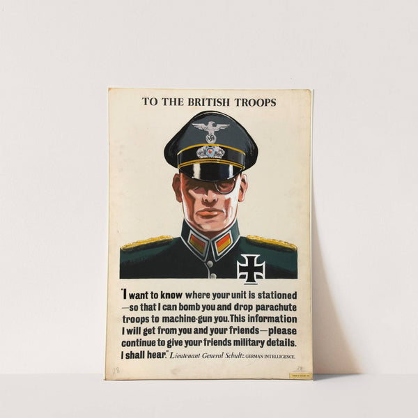 To the British troops by Anonymous