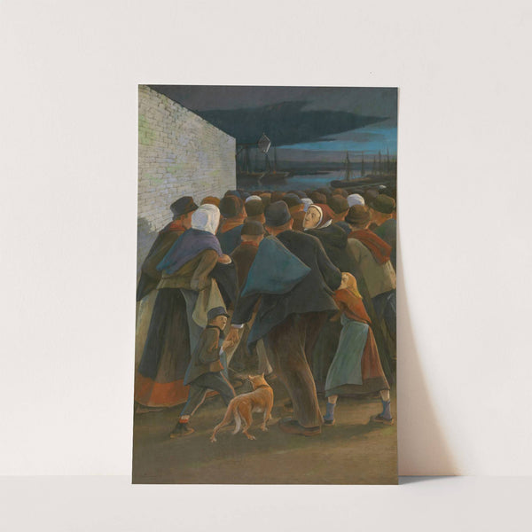 To the Harbour by Eugène Laermans