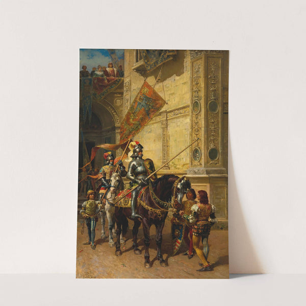 To the joust (1888) by Cesare Auguste Detti