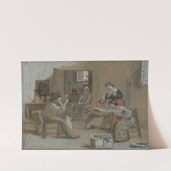 To the Most Beautiful - Study for a Painting by Dominik Skutecký