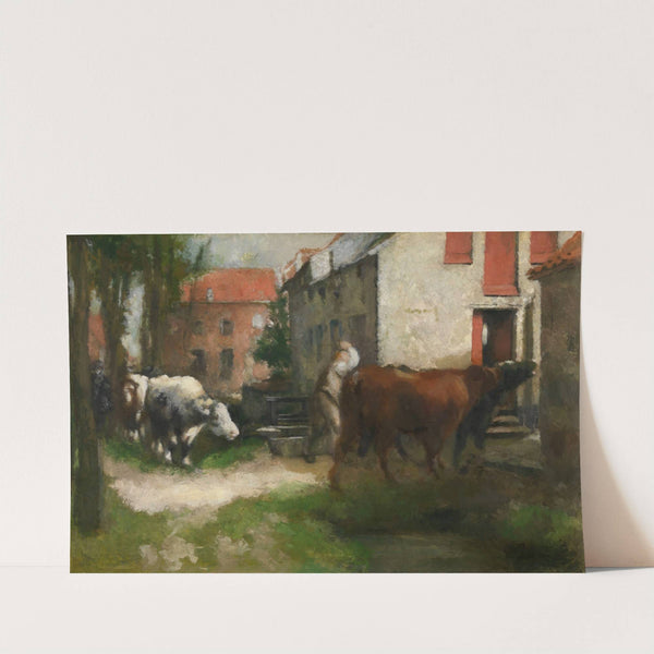 To the Stables by Jan Stobbaerts