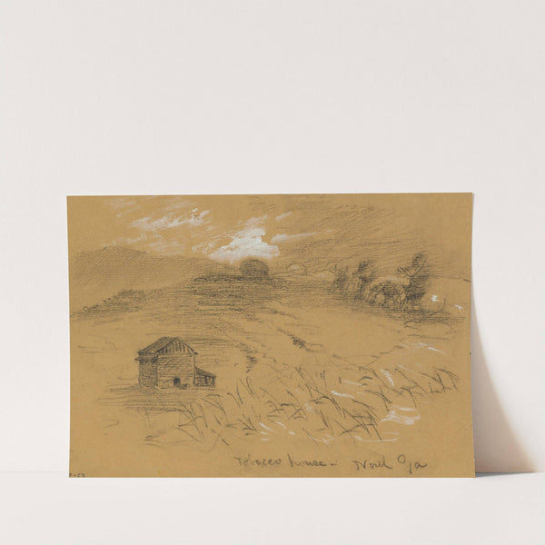 Tobacco house. North Ga. by Alfred Rudolph Waud