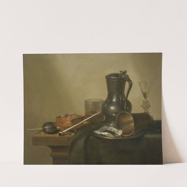 Tobacco Still Life by Willem Claesz Heda