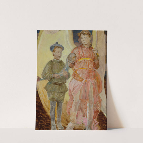 Tobias and the angel (1924) by Jacek Malczewski