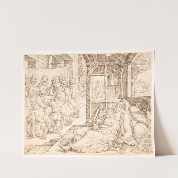 Tobits blindhed (1554) by Maarten Van Heemskerck