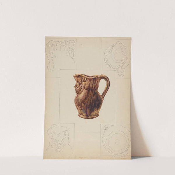 Toby Pottery Jug by Katharine Merrill