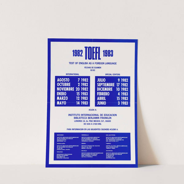 TOEFL 1982-1983 by U.S. Information Agency