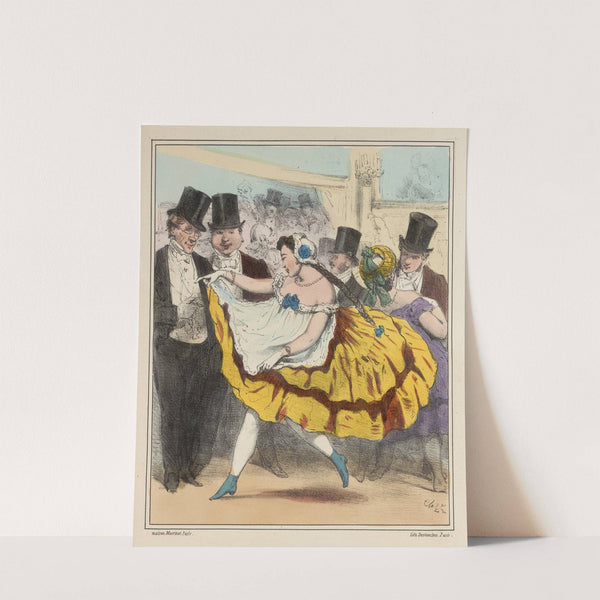 Toi– , vieux mauvais sujet!– je te soupçonne fort de vouloir endormir mon innocence avec ton diamant– (1850) by Charles Vernier