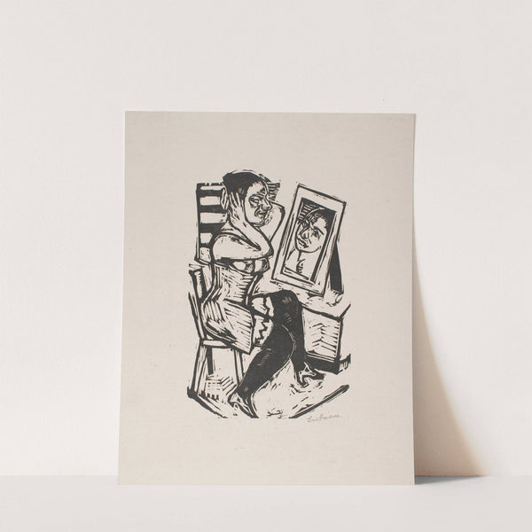 Toilette (1923) by Max Beckmann