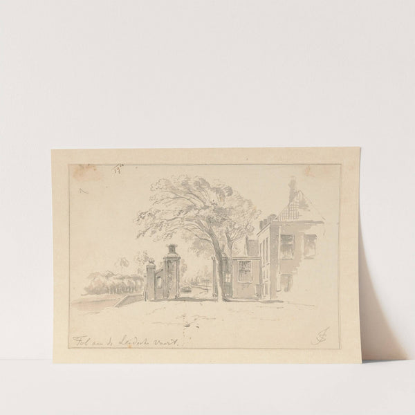 Tol aan de Leidse vaart te Haarlem by Jan Striening