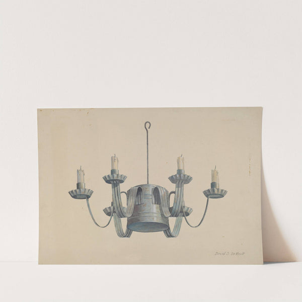 Tole Candle Wall Bracket by David S. De Vault