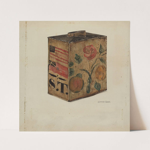 Toleware Canteen by H. Langden Brown