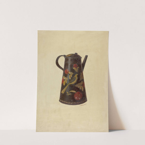 Toleware Coffee Pot by Max Soltmann