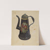Toleware Coffee Pot by Mina Lowry