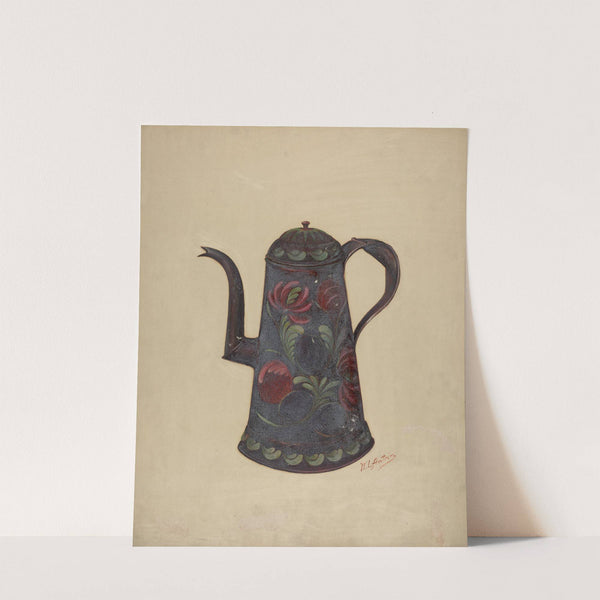 Toleware Coffee Pot by William L. Antrim