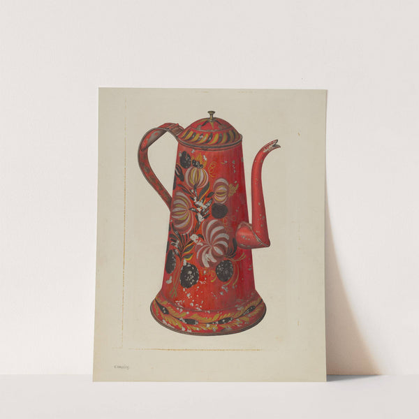 Toleware Coffee Pot by Charles Henning