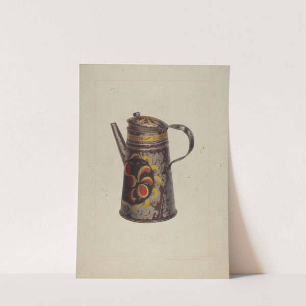 Toleware Coffee Pot by Edward L. Loper