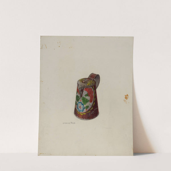 Toleware Syrup Pot by Mildred Ford