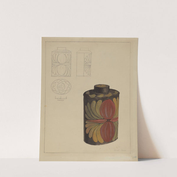 Toleware Tea Caddy by Janet Riza
