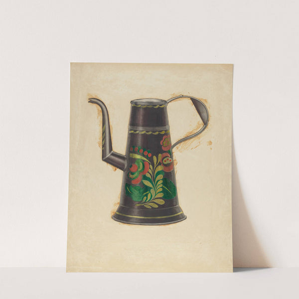 Toleware Teapot by Ernest Graham