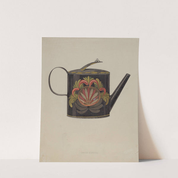 Toleware Tin Coffee Pot by Jacob Gielens