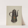 Toleware Tin Coffee Pot by Elmer G. Anderson