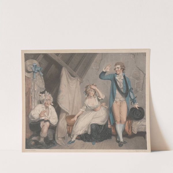 Tom Jones; ‘The Philosopher Square, Discovered in Molly Seagrim’s Garret’ (1789) by John Downman