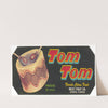 Tom Tom Brand Florida Citrus Fruit Label (1930-1950)