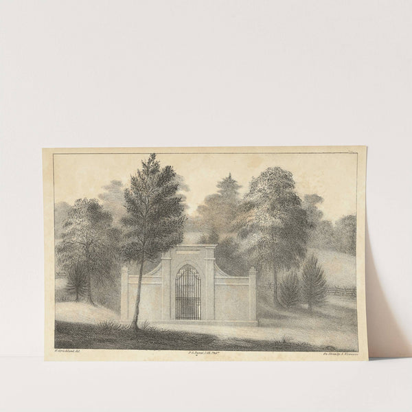 Tomb of Washington at Mount Vernon. by Albert Newsam