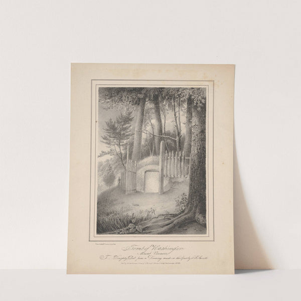 Tomb of Washington, Mount Vernon by John Rubens Smith