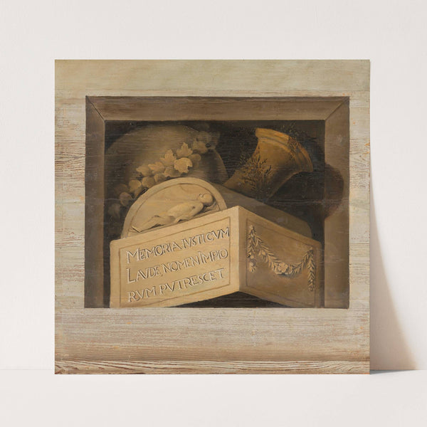 Tomb with Inscription (1645 - 1650) by Jacob van Campen