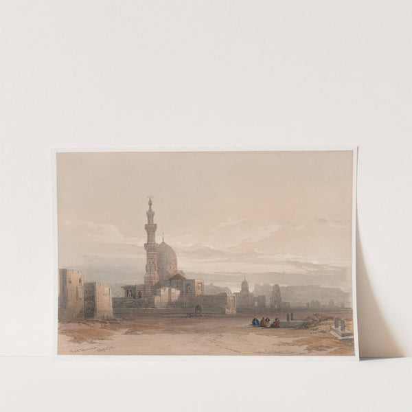 Tombs of the caliphs, Cairo. (1846-1849) by David Roberts