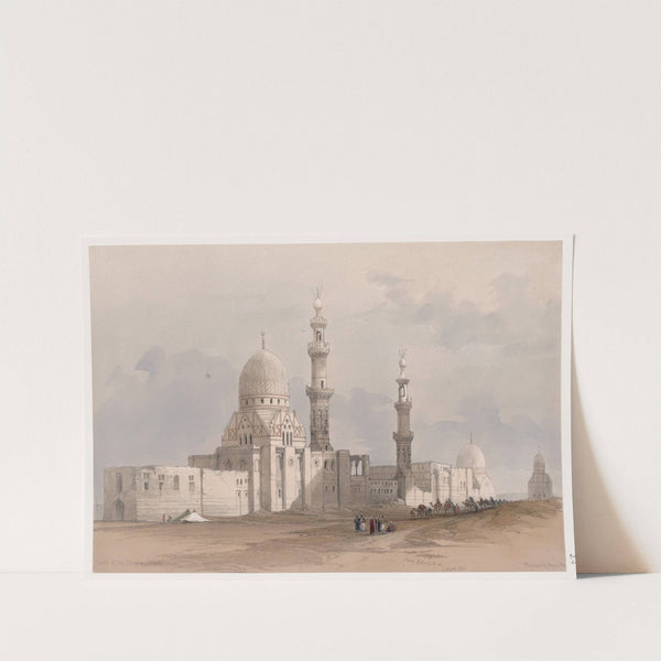 Tombs of the Caliphs, Cairo. Mosque of Ayed Bey. (1846-1849) by David Roberts